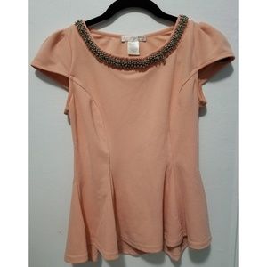 A'gaci Peplum Top
